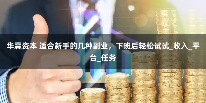华霖资本 适合新手的几种副业，下班后轻松试试_收入_平台_任务